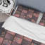 Ensemble de housse de couette à motif patchwork indien brun-1545748811