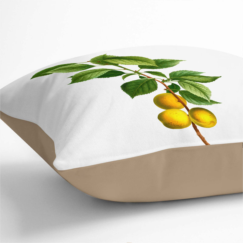 Square Throw Cushion, Stone, 40cm H x 40cm W x 15cm D