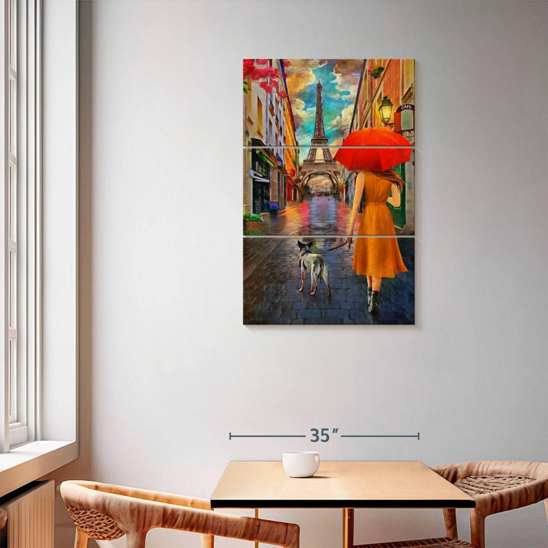 Nicci Girl With Dog, 57" H x 36" W