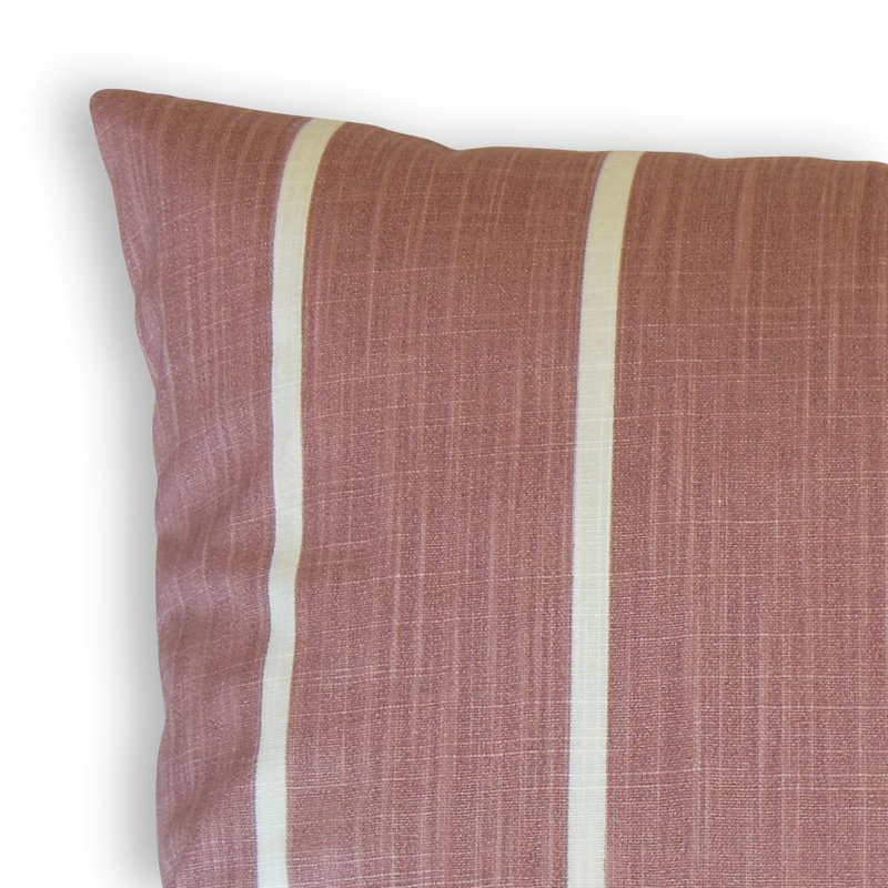 Coussin en coton Simona, Hauteur (24 po) x largeur (24 po), Brun