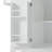 Fluted Kitchen Island With Trash Can Storage Cabinet, Power Outlet, Internal Storage Rack, Rolling Kitchen Islands On 5 Wheels With 3 Drawer, 3 Open Side Racks For 10 Gallon Garbage Bin-831878941