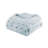 Full/Queen Sized Blue Comforter With 2 Shams And Soft Reverse In For Bed Shams, Unique Design-132947528-132947532