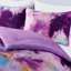 Édredon multicolore Tie Dye pour très grand / très grand lit, édredon à bordure passepoilée, coussin décoratif coloré imprimé très grand-127323293