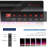 Beckemeyer Black Electric Fireplace-1086394814