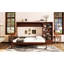Grand lit escamotable avec compartiments de rangement à hauteur réglable et tablette, cadre de lit mural avec 1 tiroir, lit plateforme pliable multifonctionnel pour petit espace, chambre à coucher, chambre d'amis-709192264