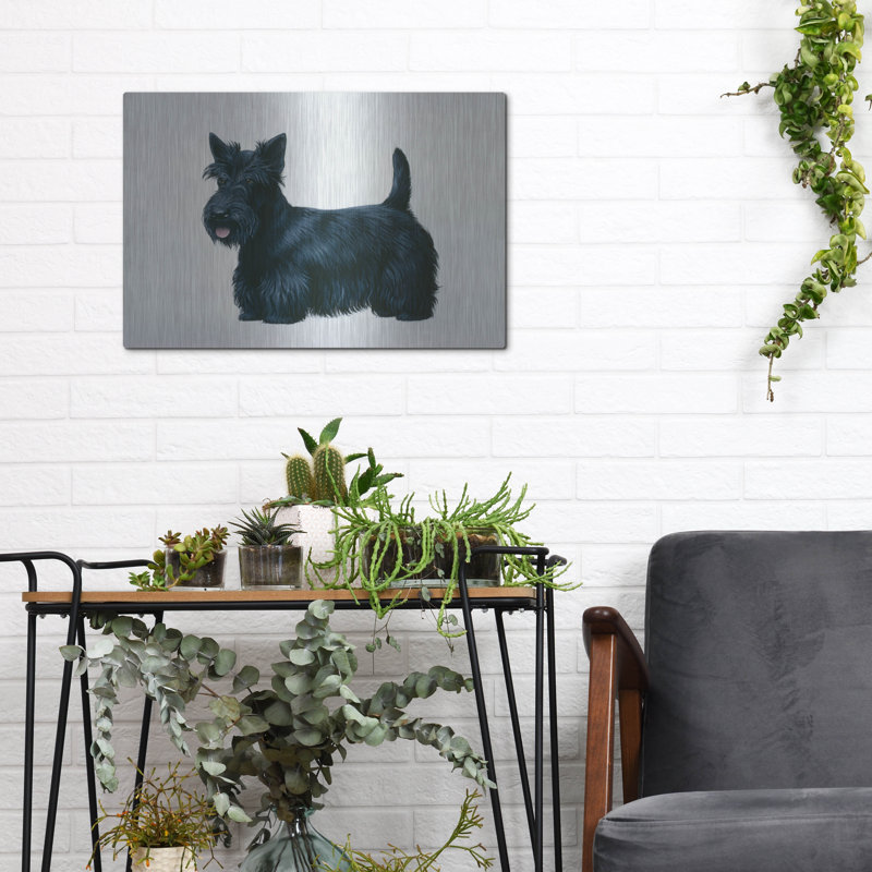 «Scottish Terrier» par Harro Maass, H 12 po x l 16 po