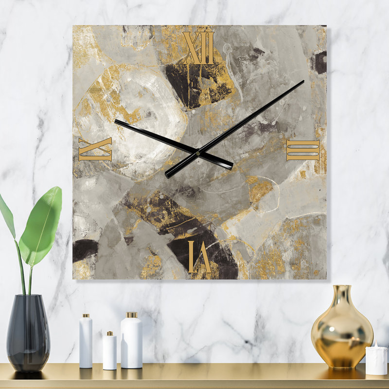Glam Gold Desert Neutral - Horloge murale Glam, Petit