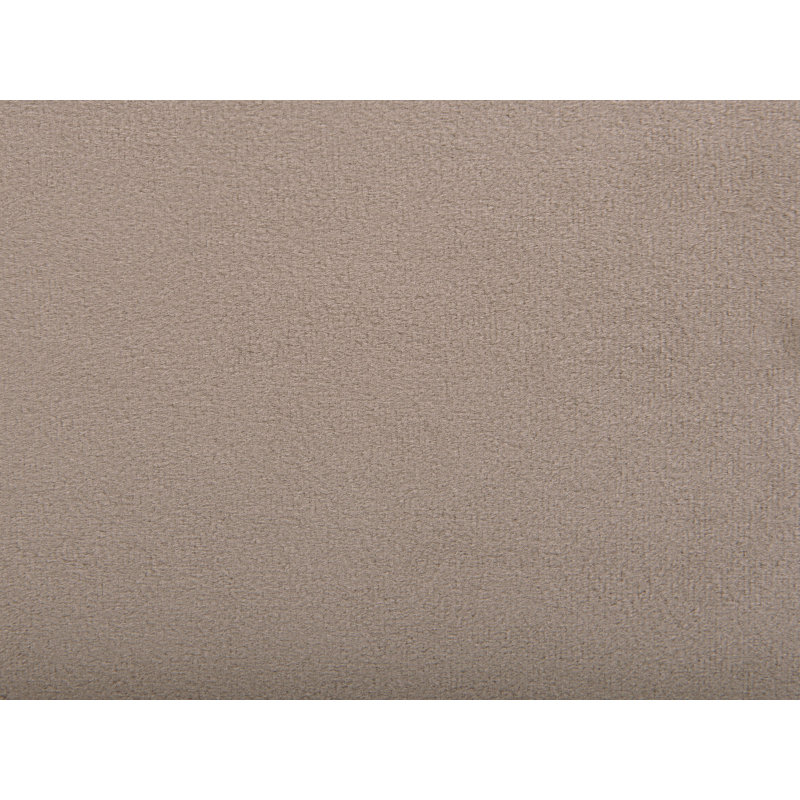 Azmina Upholstered Velvet Bed, European Kingsize (160 x 200cm), Beige/Gold