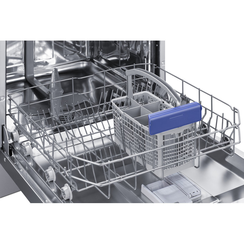 Summit 24" Stainless Steel Built-In Dishwasher with Top Control Panel