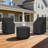 Patio Stackable Chair Covers - Waterproof Outdoor Stack Of Chair Cover - 27W X 33D X 46H Inch, Black
