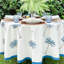Palm Tree Blue Round Tablecloth-44325360