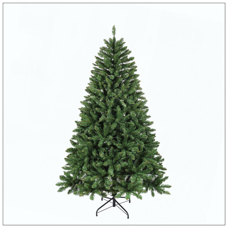Arbre de Noël avec 250 lumières à DEL blanc chaud - 1000 pointes en PVC et aiguille dure, conception de branche articulée, support en métal robuste - arbre de Noël réaliste