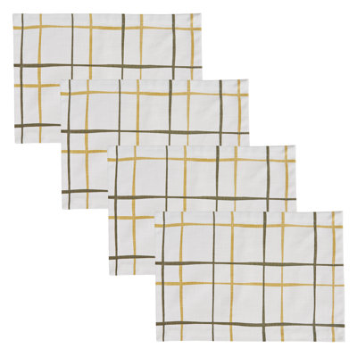 Ensemble de 4 napperons Crumpton