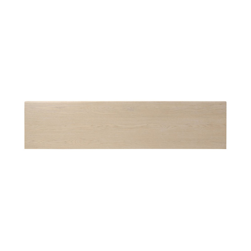 Rosenell Media Console-Oak Solid, Natural