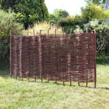 Aatikun Willow Hurdle Fence Panel 6ft X 3ft