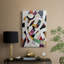 Série ABSTRACT LX - Toile tendue avec châssis Premium - Prêt à être accroché-2075384018