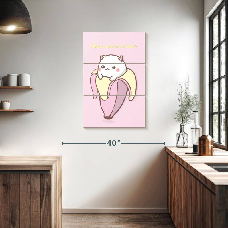 Ketti Cat Banana, H 38 po x l 24 po