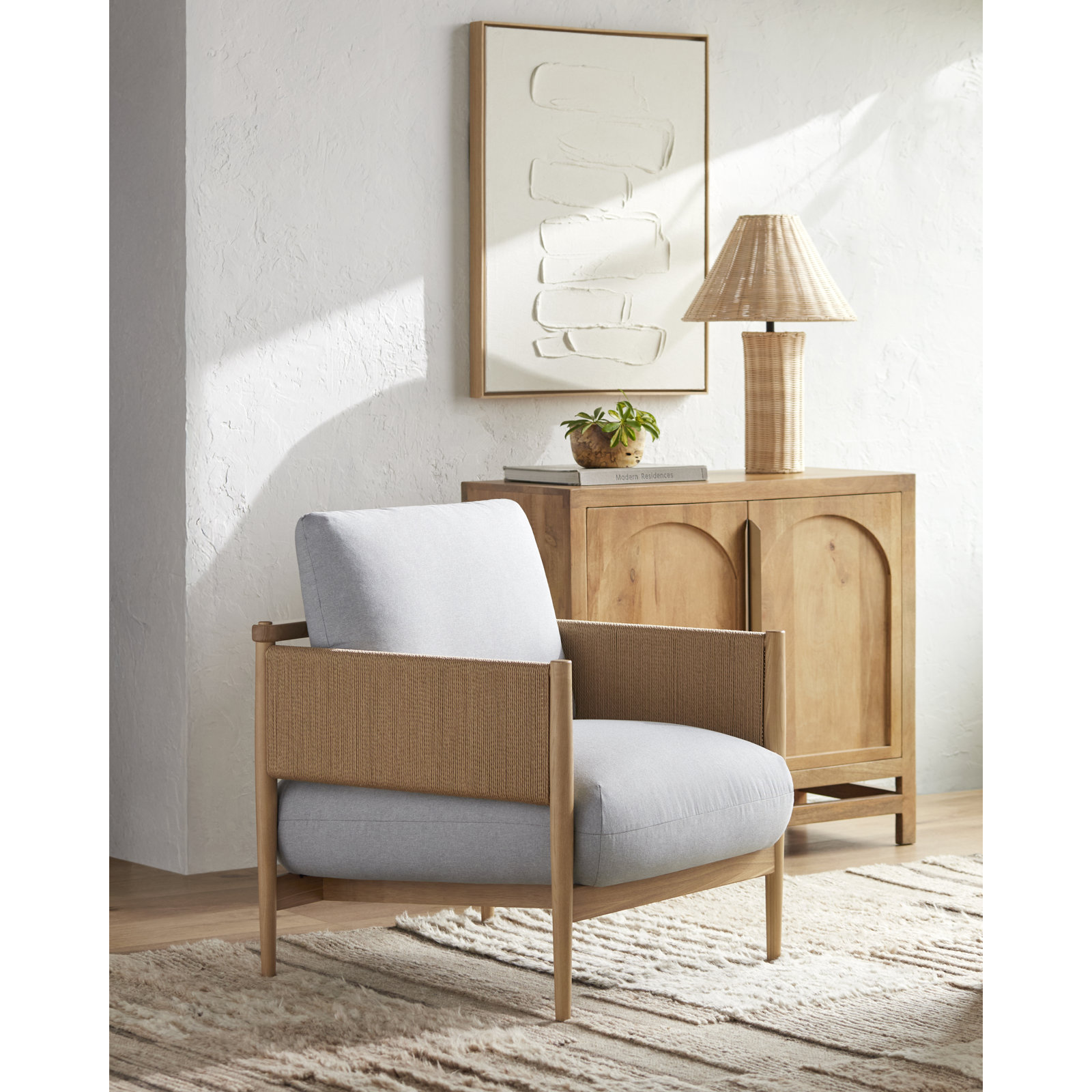 Wicker/Rattan Table Lamp