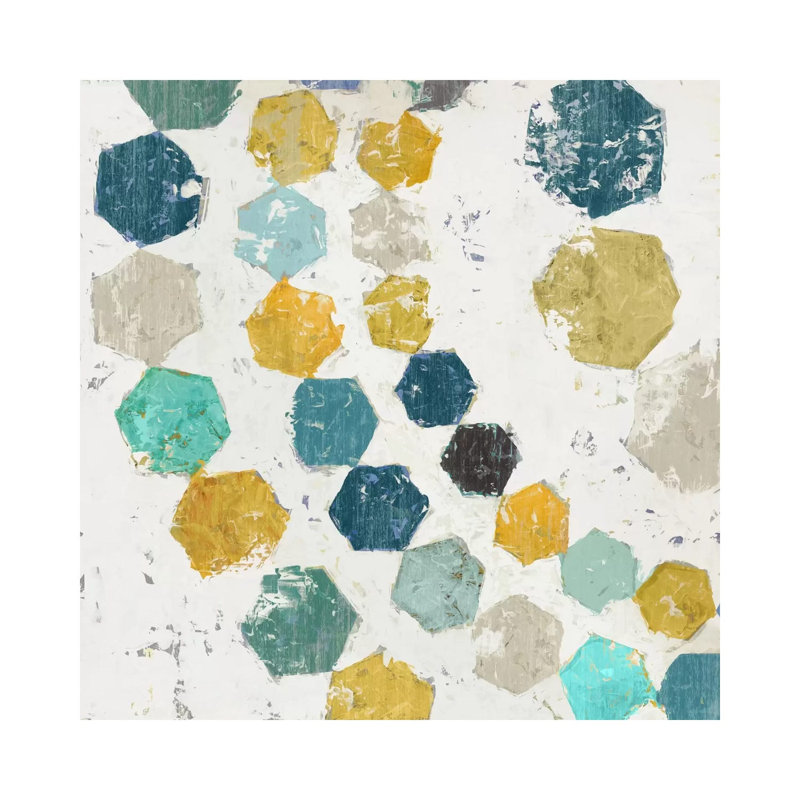 Hexagon I by Edward Selkirk - Wrapped Canvas Print, 30.48 cm H x 30.48 cm W