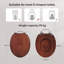 Toilet Seat, Soft Close WC Seat with Strong Hinge Ideal for Standard Toilet-1182055509