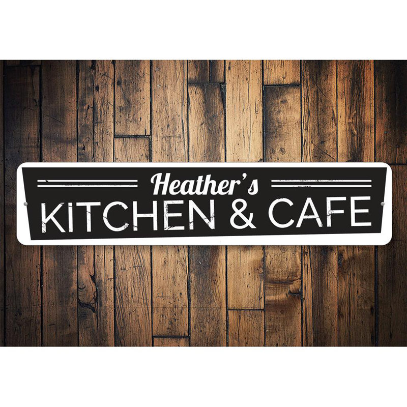 Plaque de cuisine et café en aluminium, H 4 po x l 18 po x P 0,04 po