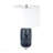 D16.9''Xh28'' Ellis Glass Table Lamp