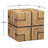 Clarkstown 19" W Sustainably Grown Mahogany and Banana Leaf Square End Table