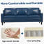 78.75'' Slipcovered Faux Leather Sofa-518148826
