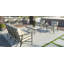 Chaise de patio avec coussins Sunbrella Marquis
