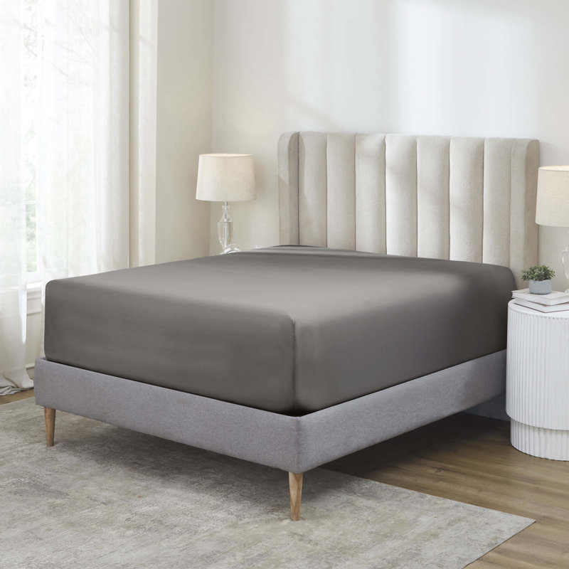 Drap-housse Pavo, Gris anthracite, Très grand, Fits up to 18"