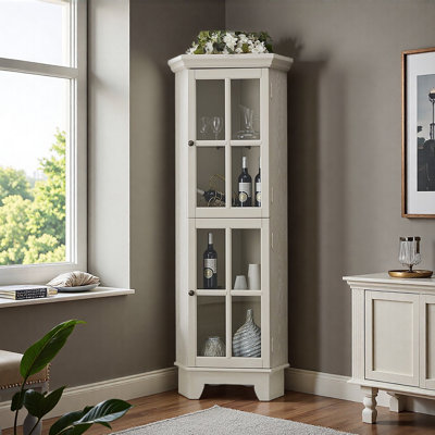 Vitrine en verre de style américain