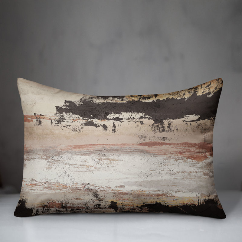 Polyester / Mélange de polyester Housse de coussin rectangulaire