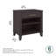 Table de chevet 1 tiroir Kaionna-77474362