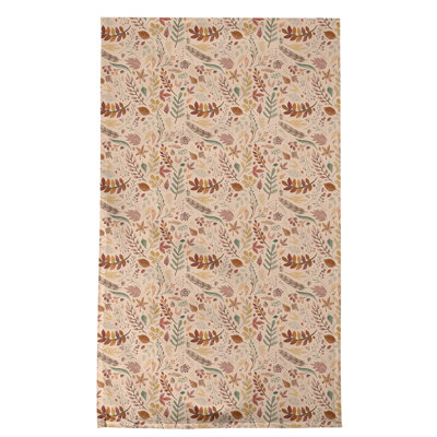 Floral Waffle Tea Towel Kitchen Towel