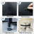 4 Drawer Dresser for Bedroom, Narrow Chest of Drawers, Wooden Top and Study Iron Frame 18"x37.5"-(WxH)