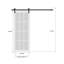 Modern Barn Door - ESSENTIAL 8001 - 6.6FT Rail Track Heavy Hardware Set - Solid Panel Interior Doors-111727236-111727208-111727203