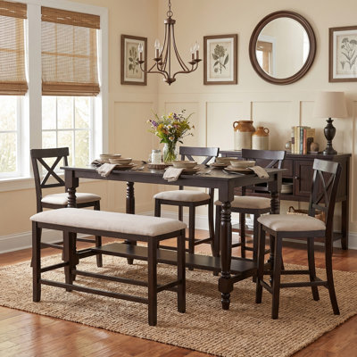 Solid Wood Top Dining Set