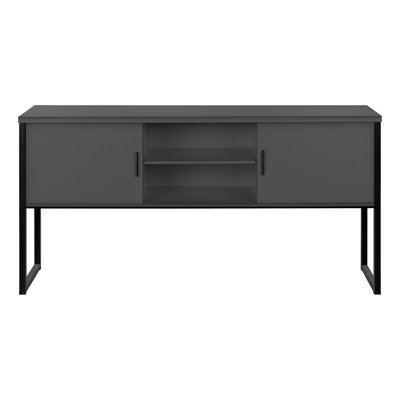 Bahut de bureau, bureau, portes de rangement, bureau personnel, qualité commerciale, stratifié, métal