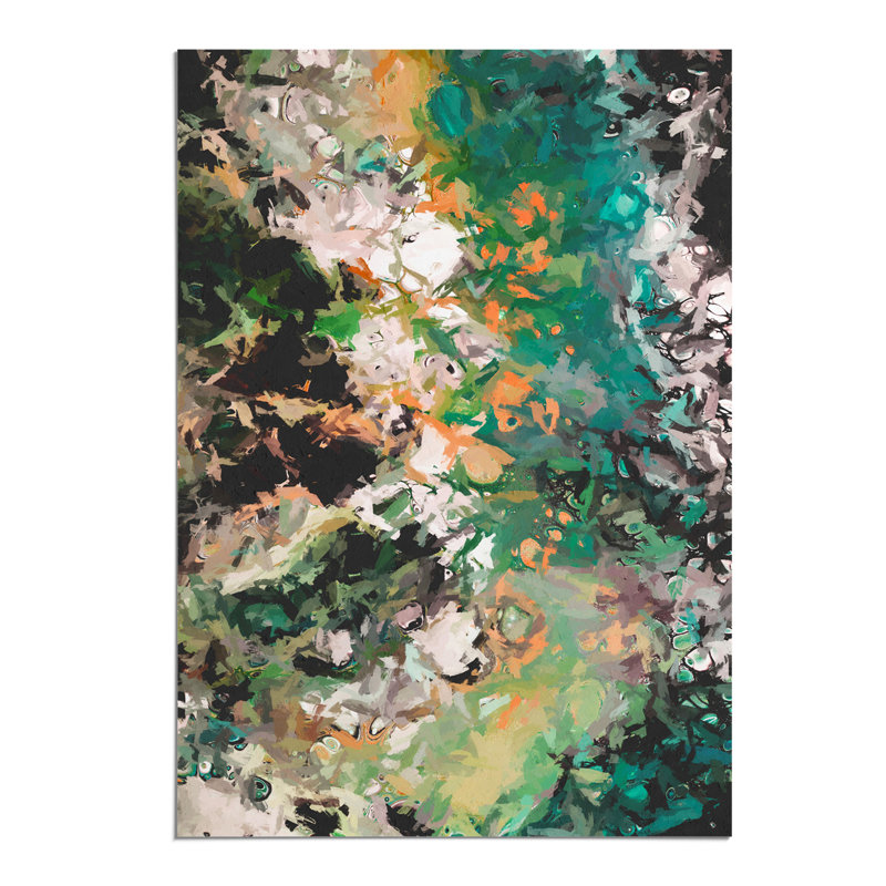 Ceremony of Shadows Abstract - Wall Art, 42cm H x 29.7cm W, Paper, No Matte