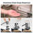 30 Inch Brushed Nickel Waterfall Kitchen Sink Set, 304 Stainless Steel Single Bowl Family And Bar Sinks With Full Accessories