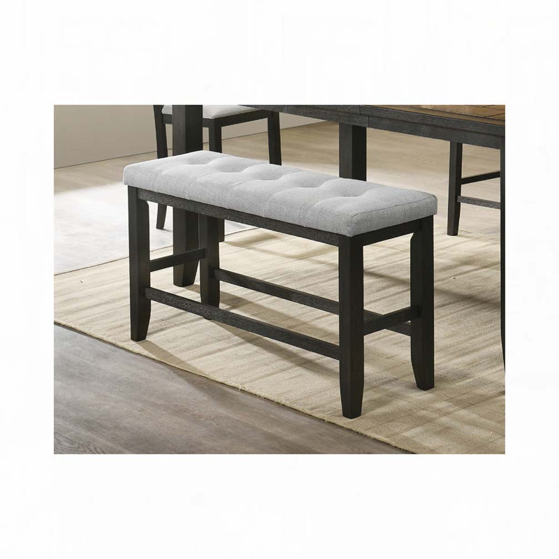 Banc de salle à manger à hauteur de comptoir rembourré