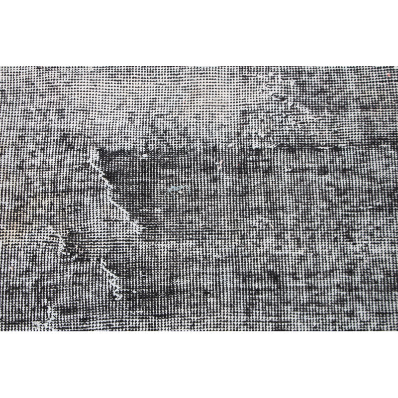 Vintage Hand-Knotted Wool Turkish Rug in Distressed Gray Ideal for Enhancing Home Decor