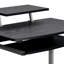 Chariot d'ordinateur compact avec rangement