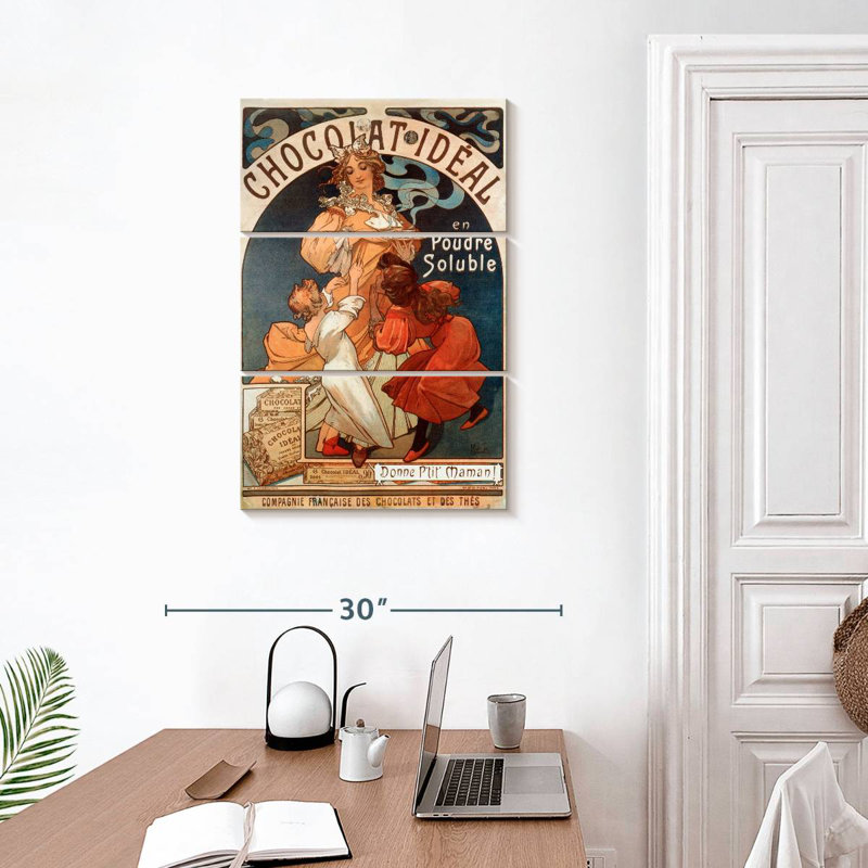 Yarlin Chocolat Ideal 1897, 32" H x 20" W