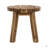 Round Side Table, Solid Wood