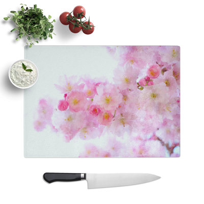 Cherry Blossom Flowers Vol.11 Painting Chopping Board