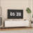 White TV Stand Fluted 68" t