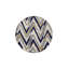 Tapis lavable à rayures croisées et à motif de losanges-1572915058