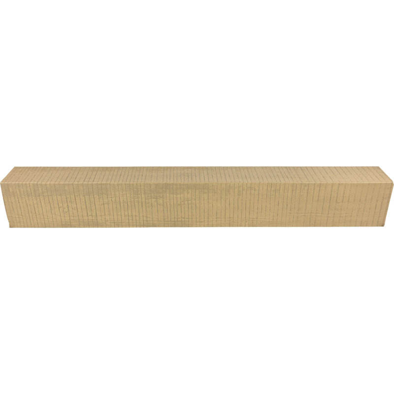 Poutre de plafond en faux bois à 3 côtés (poutre en U), H 5,5 po x l 5,5 po x P 192 po, Chêne blanc naturel