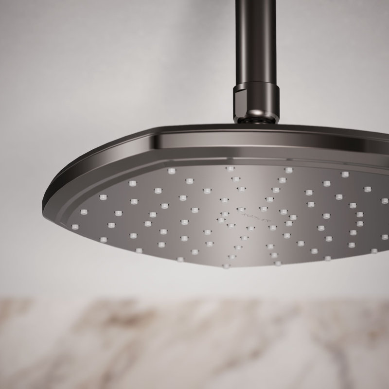 Occasion 8 In. Single-Function Rainhead, Vibrant Titanium